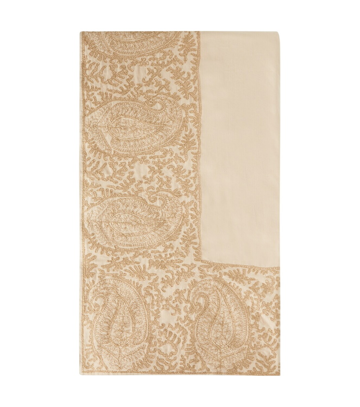 Photo: Les-Ottomans Embroidered cotton tablecloth