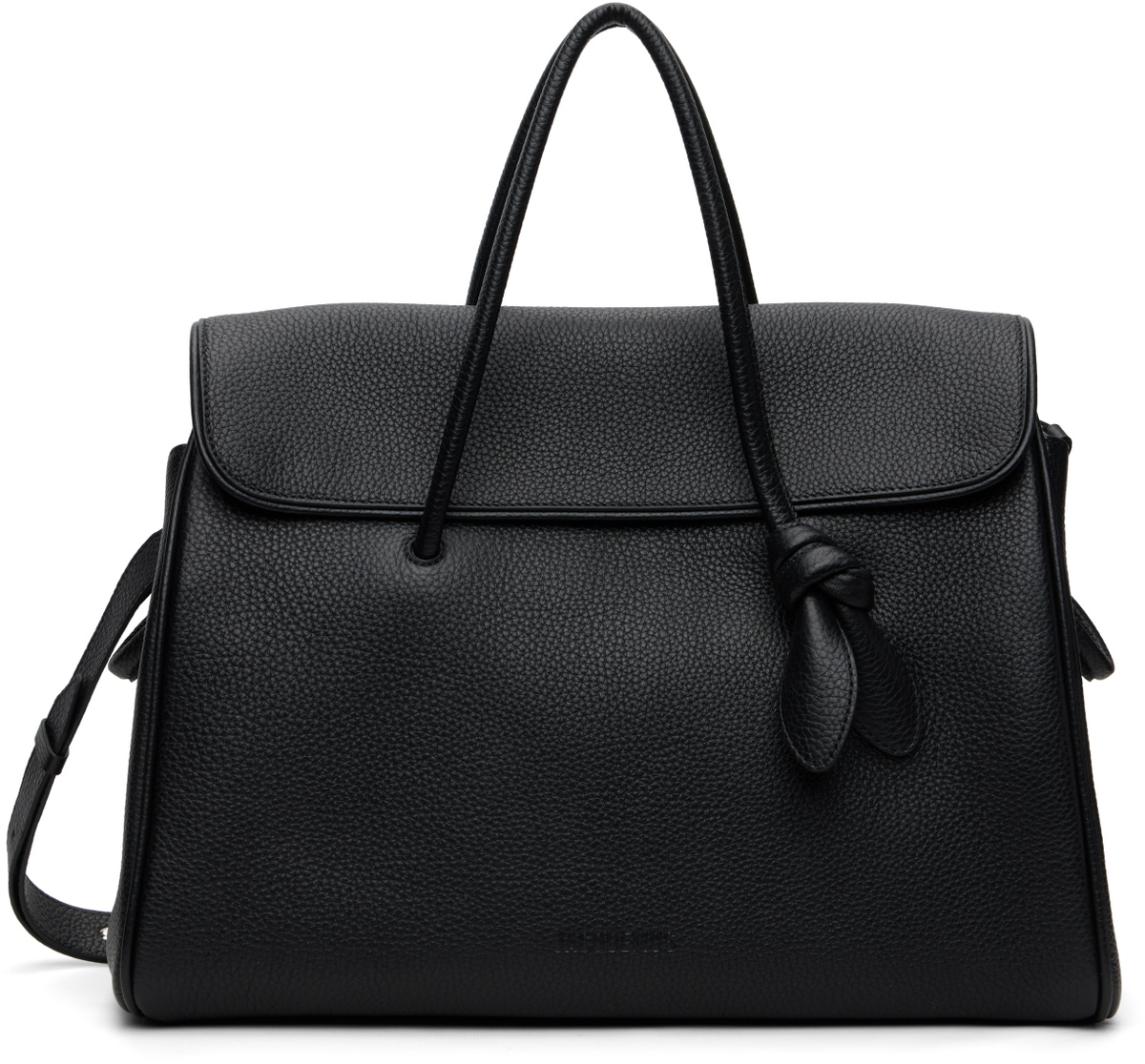 JACQUEMUS Black 'The Turismo shopper' Carryall Tote