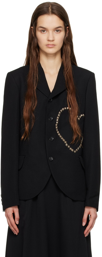 Photo: Comme des Garçons Black Black Studded Blazer