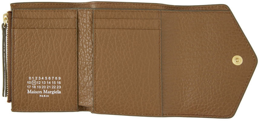 Maison Margiela Tri-Fold Leather Wallet