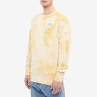 Nike Men's Good Vibes Crew Sweat in Sanded Gold/Rush Pink