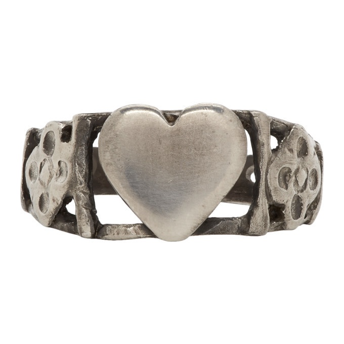 Photo: Saint Laurent Silver Heart Ring