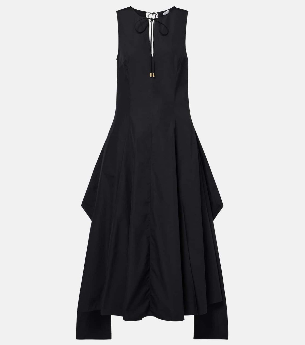 Loewe Cotton poplin wrap dress