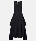 Loewe Cotton poplin wrap dress