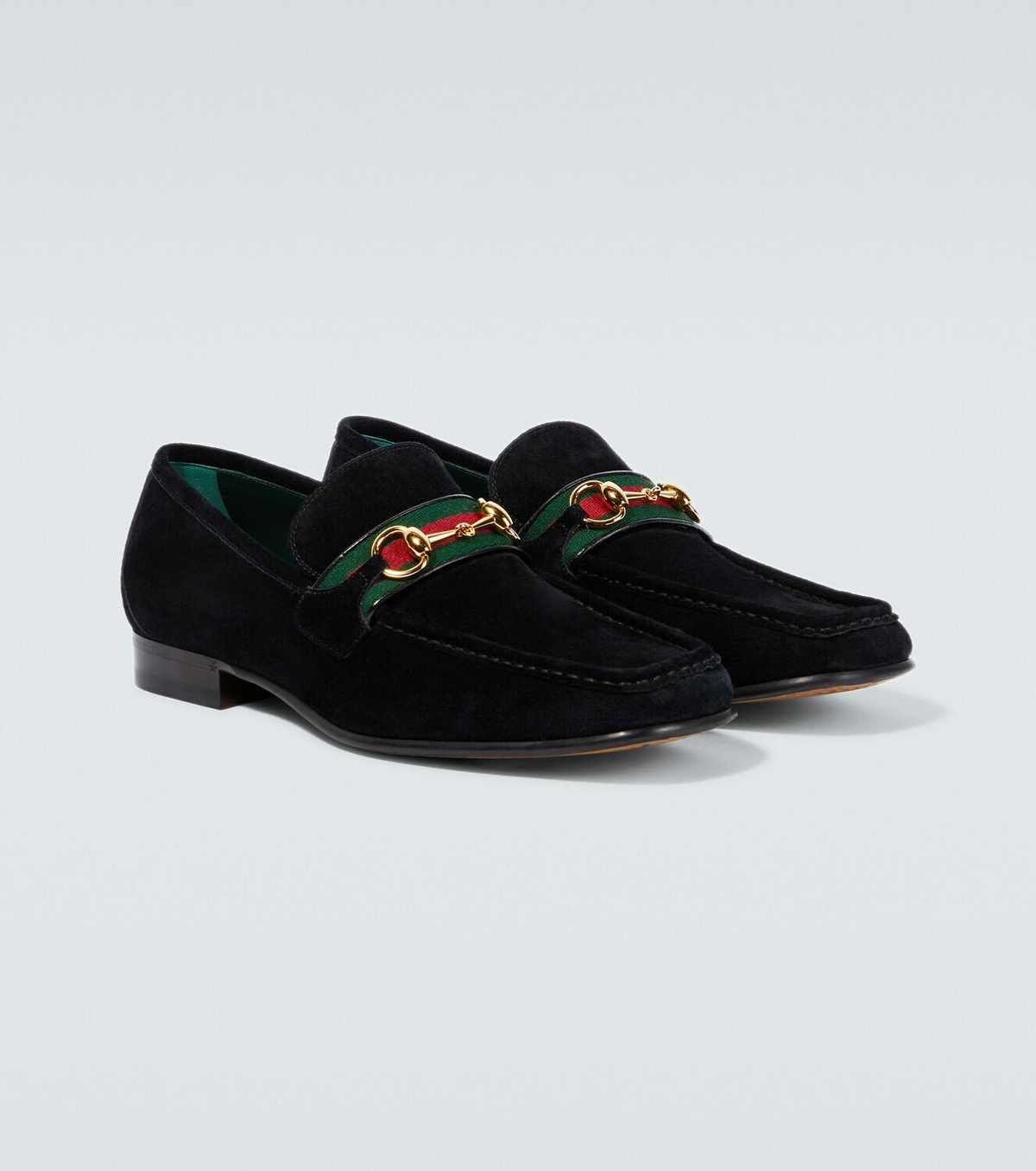 Gucci Horsebit suede loafers