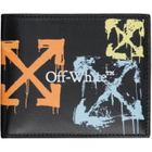 Off-White Black Bookish Arrow Spray Bifold Wallet