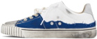 Maison Margiela Blue & White New Evolution Sneakers