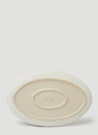 Set of Two Oval Dinner Plates in Cream