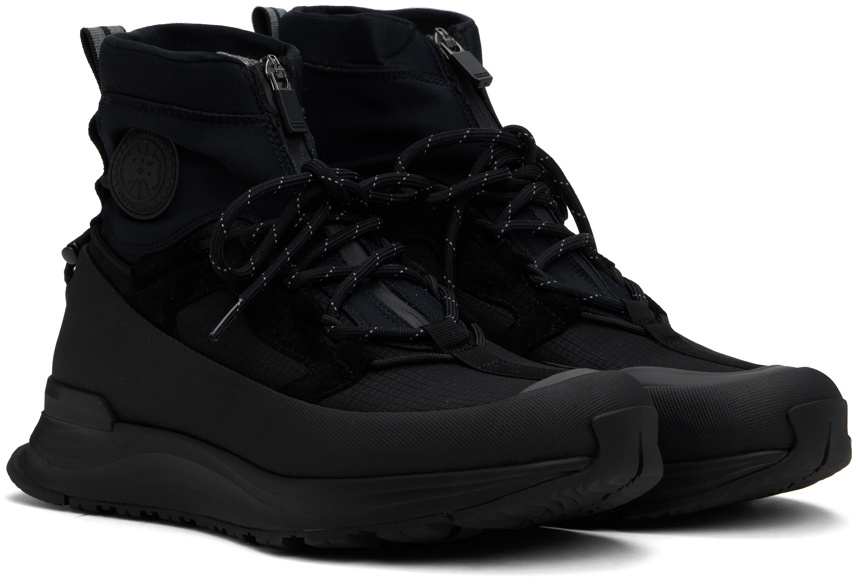 Canada Goose Black Glacier Trail High Sneakers