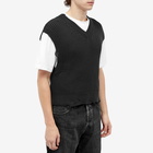 Han Kjobenhavn Men's Cotton Knit Vest in Black