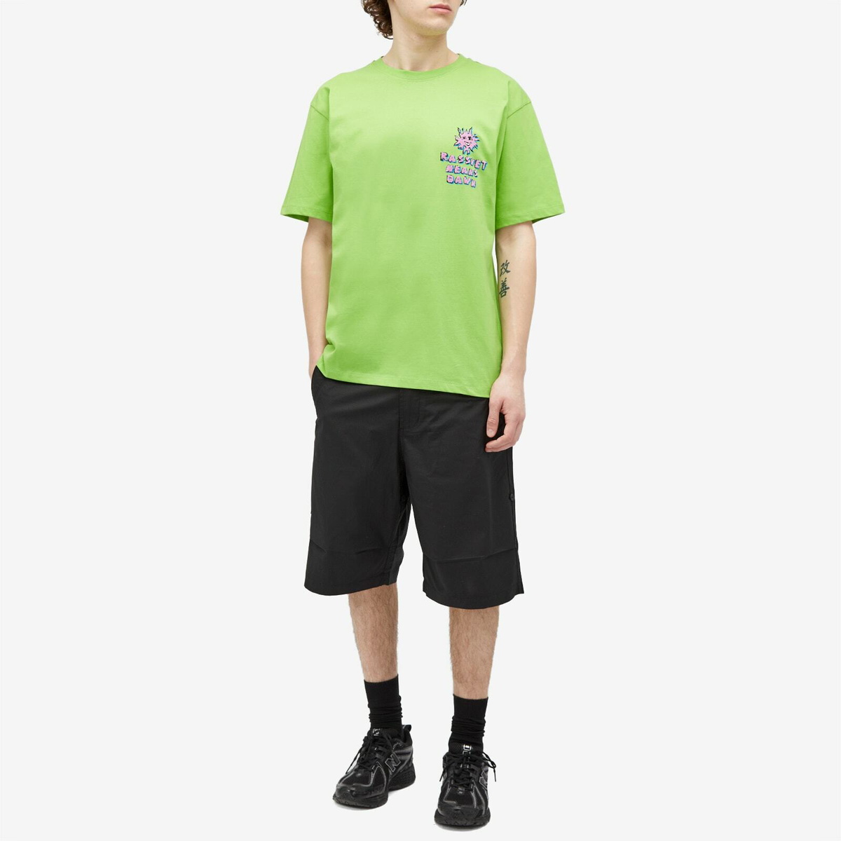 PACCBET Men's R.M.D T-Shirt in Lime