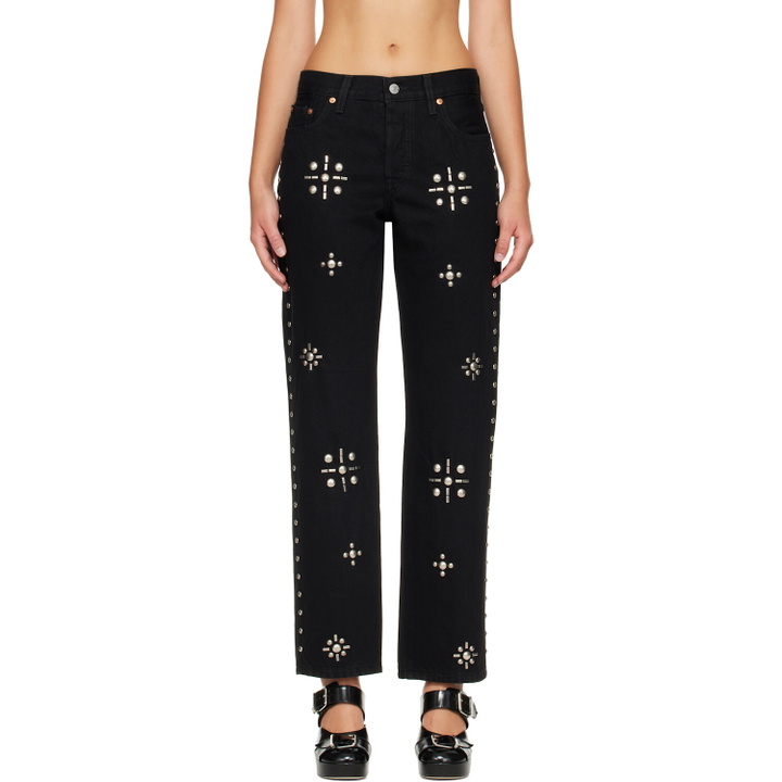 Photo: Anna Sui Black Studded Jeans