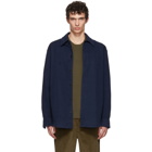 Acne Studios Navy Minimal Military Shirt