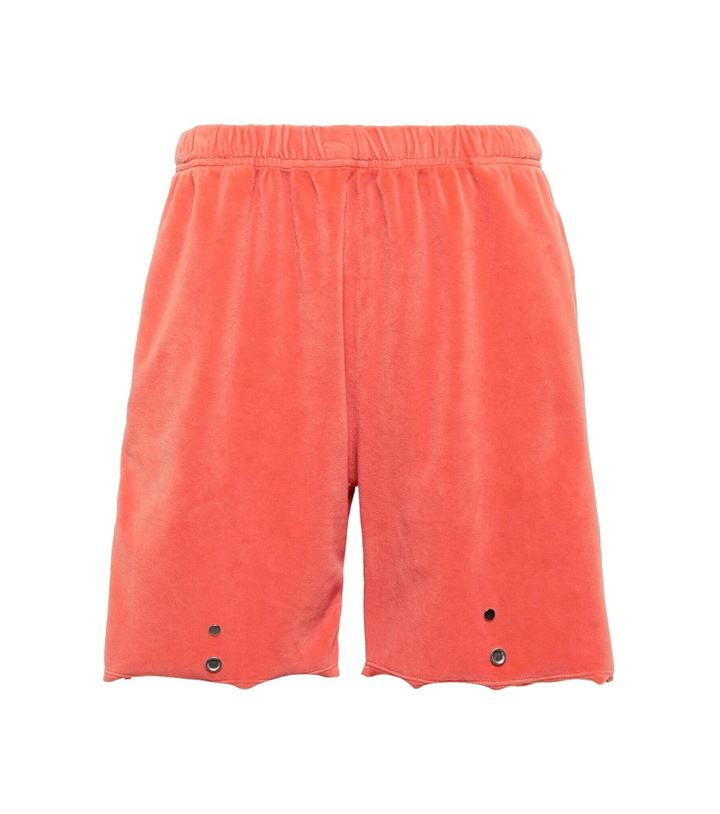 Photo: Les Tien - Snap Front velour shorts
