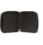 Acne Studios - Csarite S Logo-Print Leather Zip-Around Wallet - Black