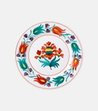Cabana Lia floral ceramic dinner plate