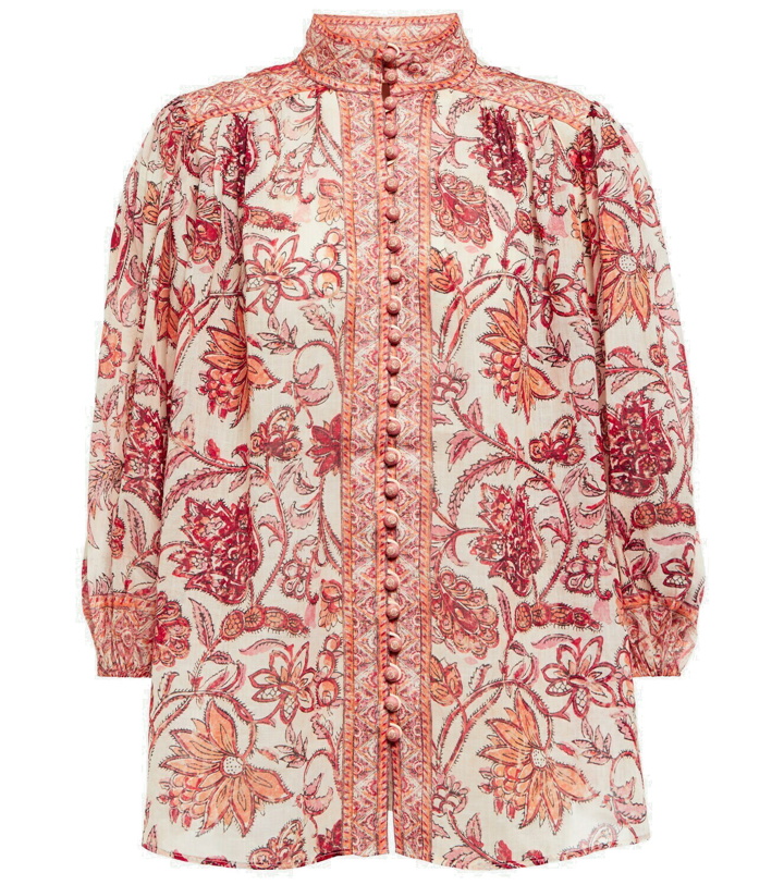 Photo: Zimmermann - Vitali floral ramie blouse