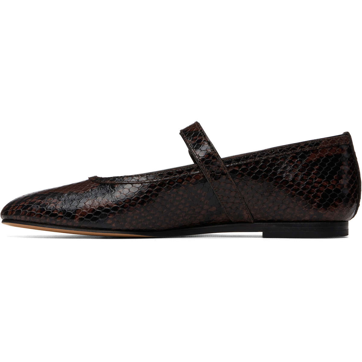 Le Monde Beryl Brown Ballet Mary Jane Ballerina Flats