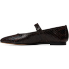 Le Monde Beryl Brown Ballet Mary Jane Ballerina Flats