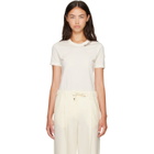 Moncler Off-White S/S Jersey T-shirt