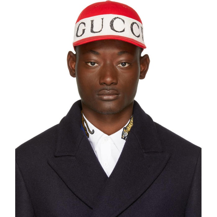 Photo: Gucci Red Logo Band Cap