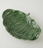 Bordallo Pinheiro Folhas Banana Leaf ceramic platter