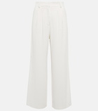 Etro - Pleated high-rise cropped pants