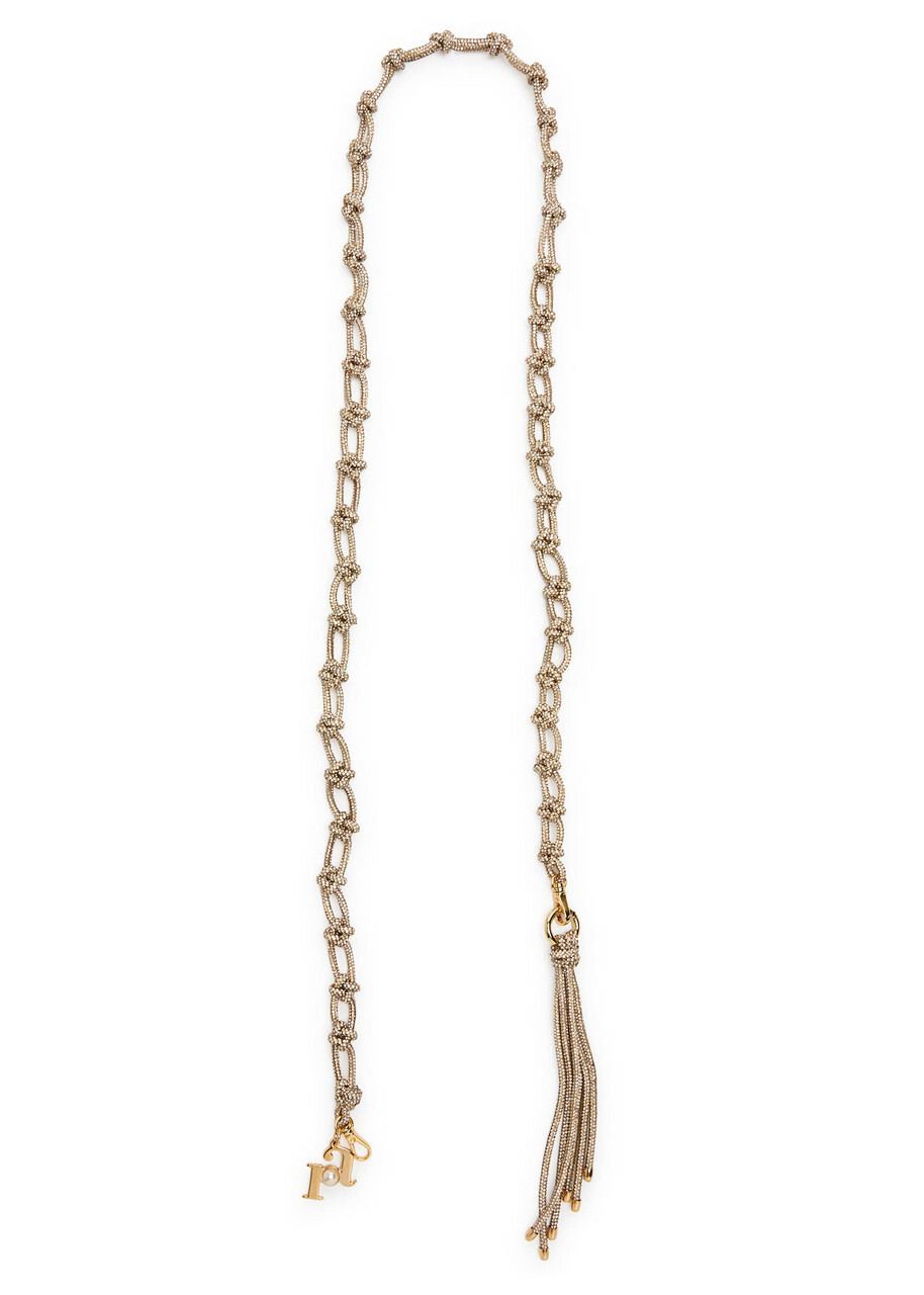 Rosantica Capri Crystal-embellished Strap - Beige - One Size