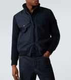 Stone Island Compass cotton bomber jacket
