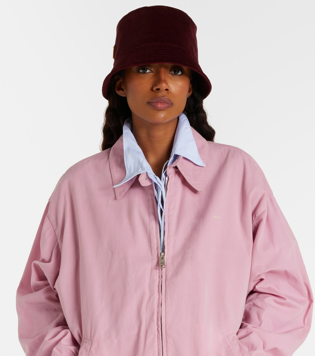 Prada Cotton corduroy bucket hat