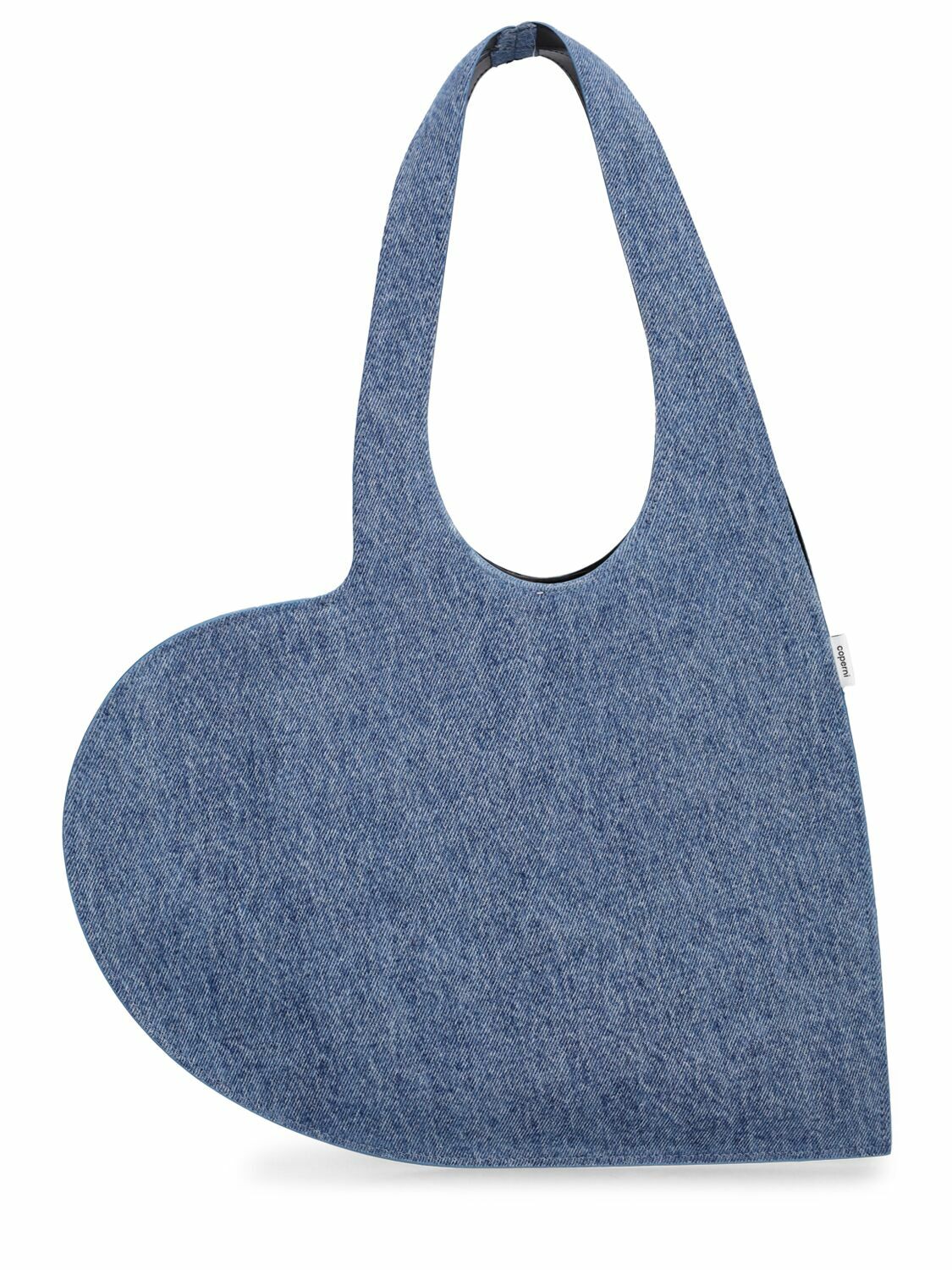 COPERNI - Mini Heart Denim Tote Bag Coperni