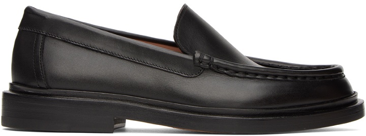 Photo: Legres Black Leather Loafers