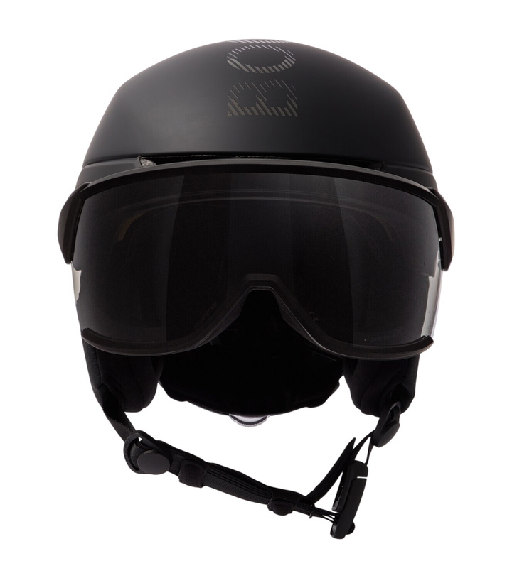 Photo: Bogner Leather-trimmed ski helmet