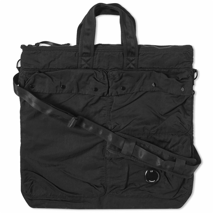 Photo: C.P. Company Men's Lens Tote Bag in Black