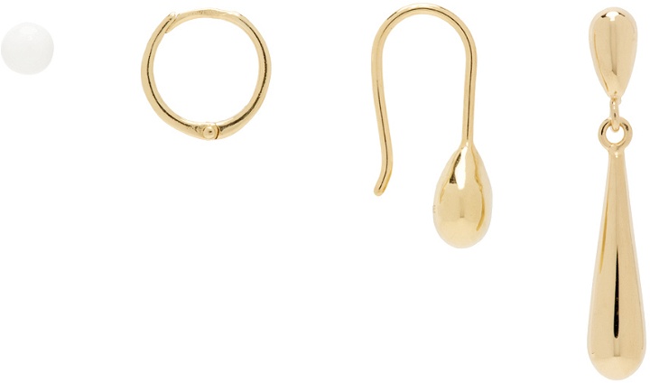 Photo: LEMAIRE Gold Piercings Earrings Set
