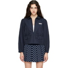 Sandy Liang Navy Necco Jacket