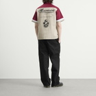 ICECREAM Men's Parlor Work Shirt in Beige/Red
