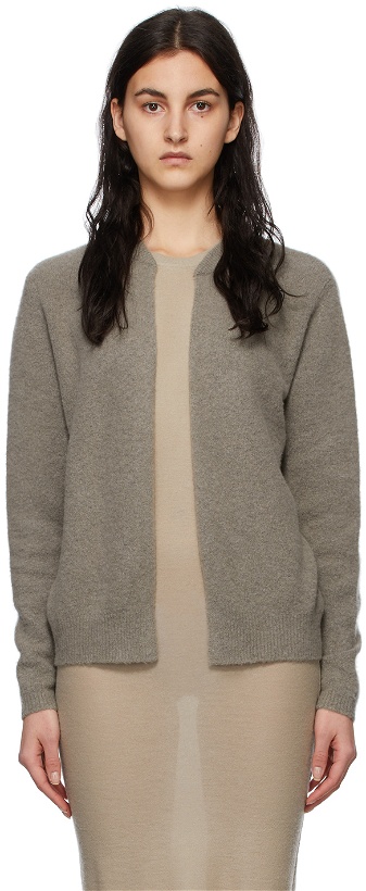 Photo: Frenckenberger Taupe DJ Hell Edition Cashmere Bomber Cardigan