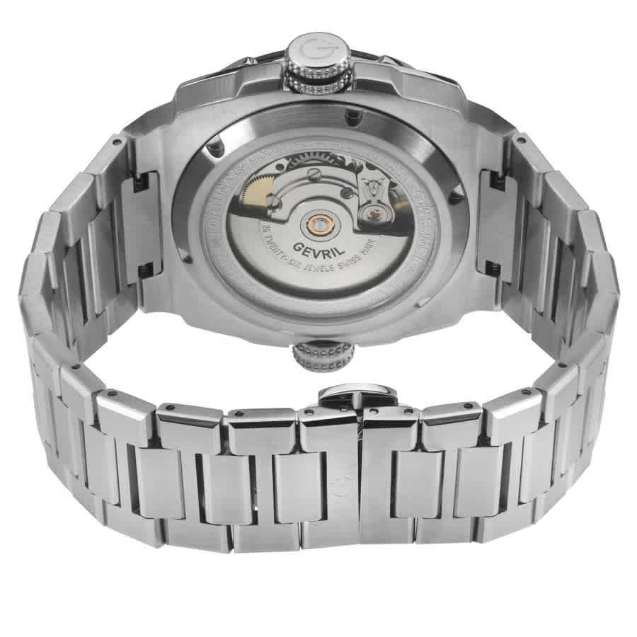 Gevril Fortuna Automatic Black Dial Mens Watch 47405B