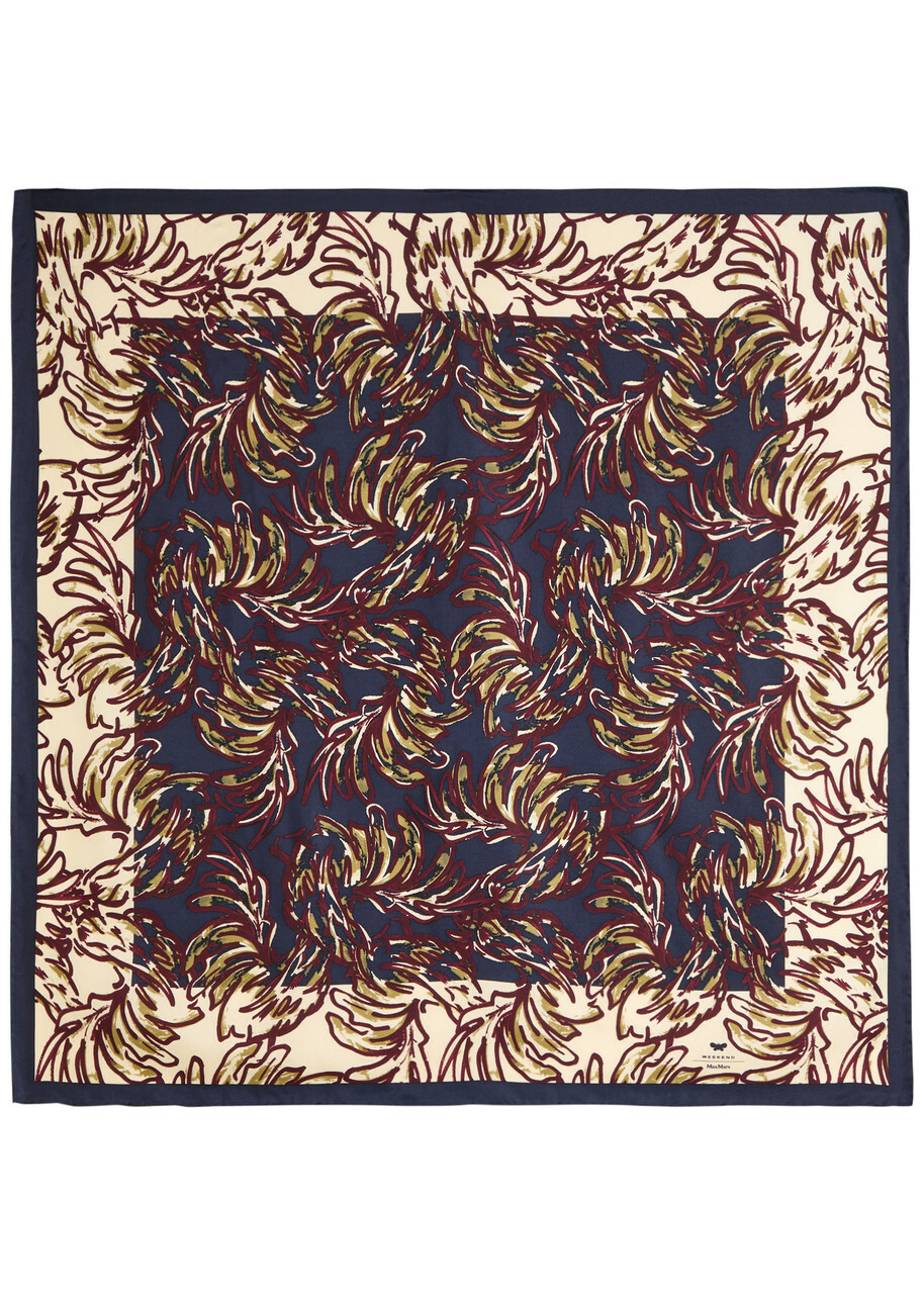 Weekend Max Mara Onestro Printed Silk Scarf - Multicoloured - One Size