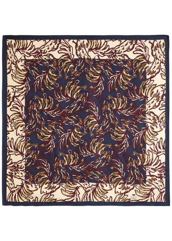 Photo: Weekend Max Mara Onestro Printed Silk Scarf - Multicoloured - One Size