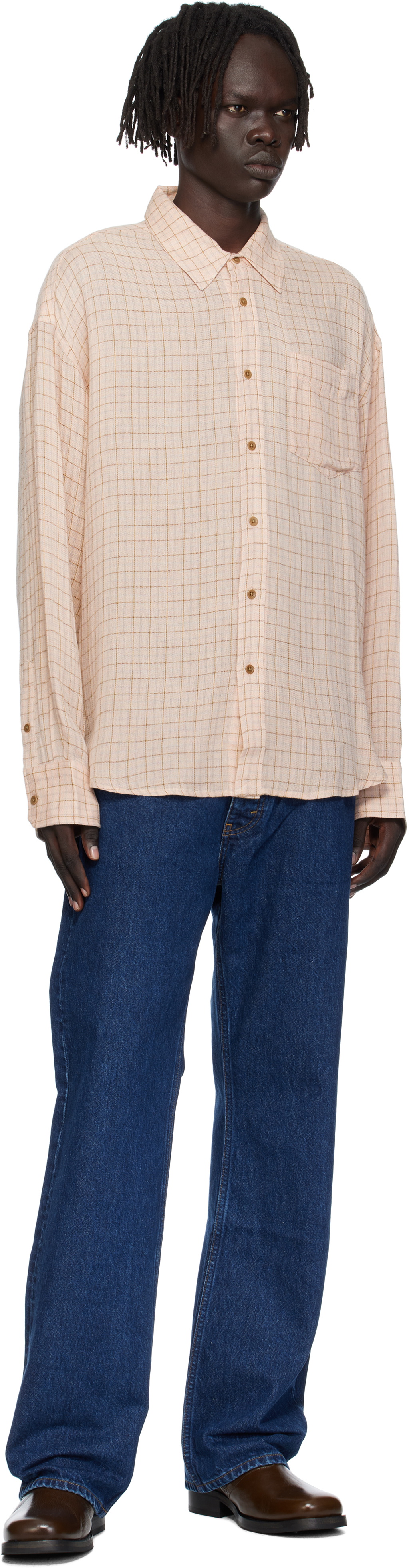 HOPE Pink Wide Fit Shirt