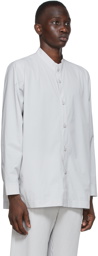 Homme Plissé Issey Miyake Grey Stretch Shirt