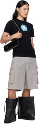 ABRA Black Shopping Ballerina Boots
