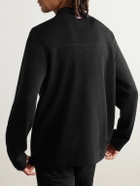 Orlebar Brown - Brigg Merino Wool Overshirt - Black