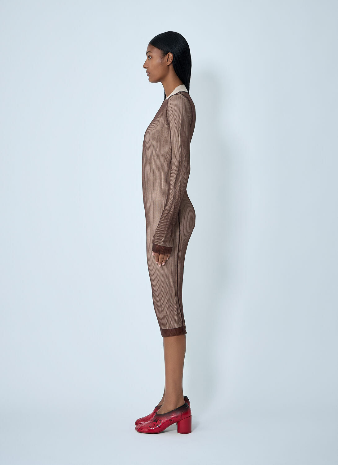MM6 Maison Margiela Layered Cardigan Dress