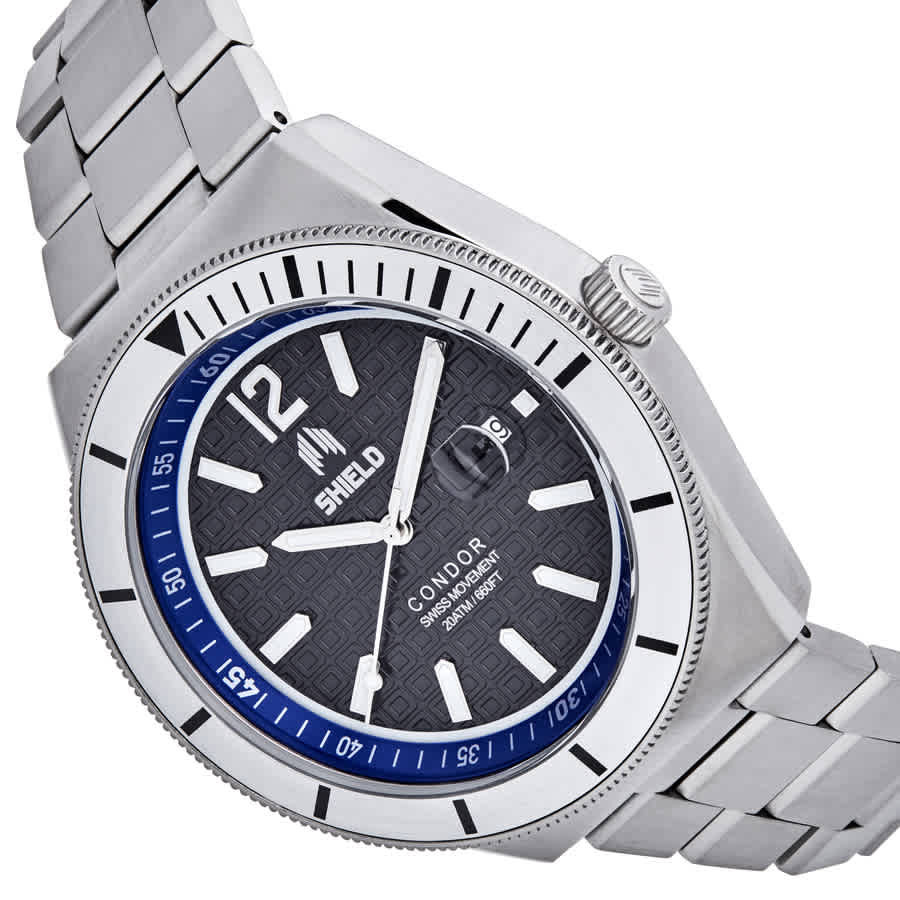 Shield Condor Black Dial Mens Watch SLDSH118-2