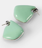 Bottega Veneta Sterling silver and enamel earrings