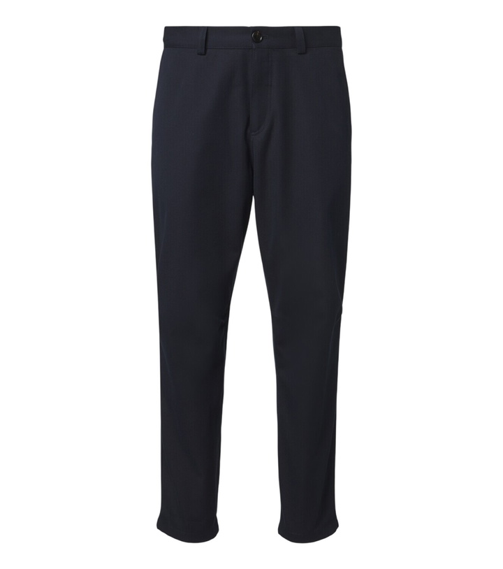 Photo: Brunello Cucinelli Cotton and wool tapered pants