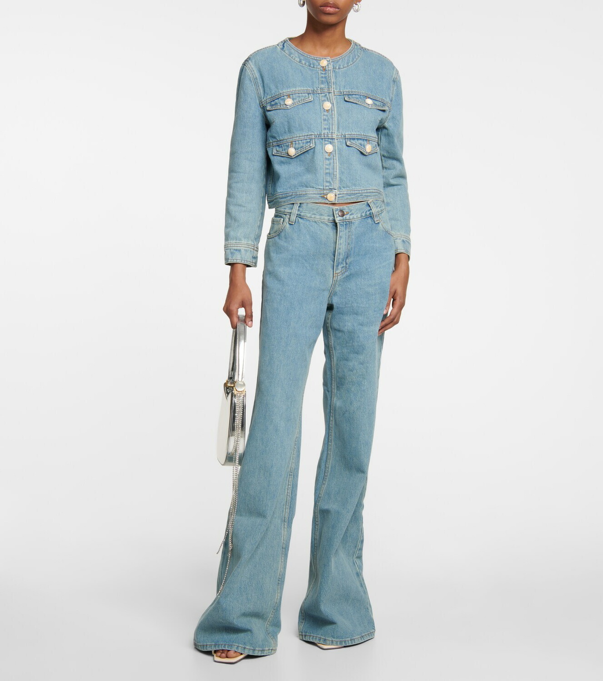 Magda Butrym - Cropped denim jacket